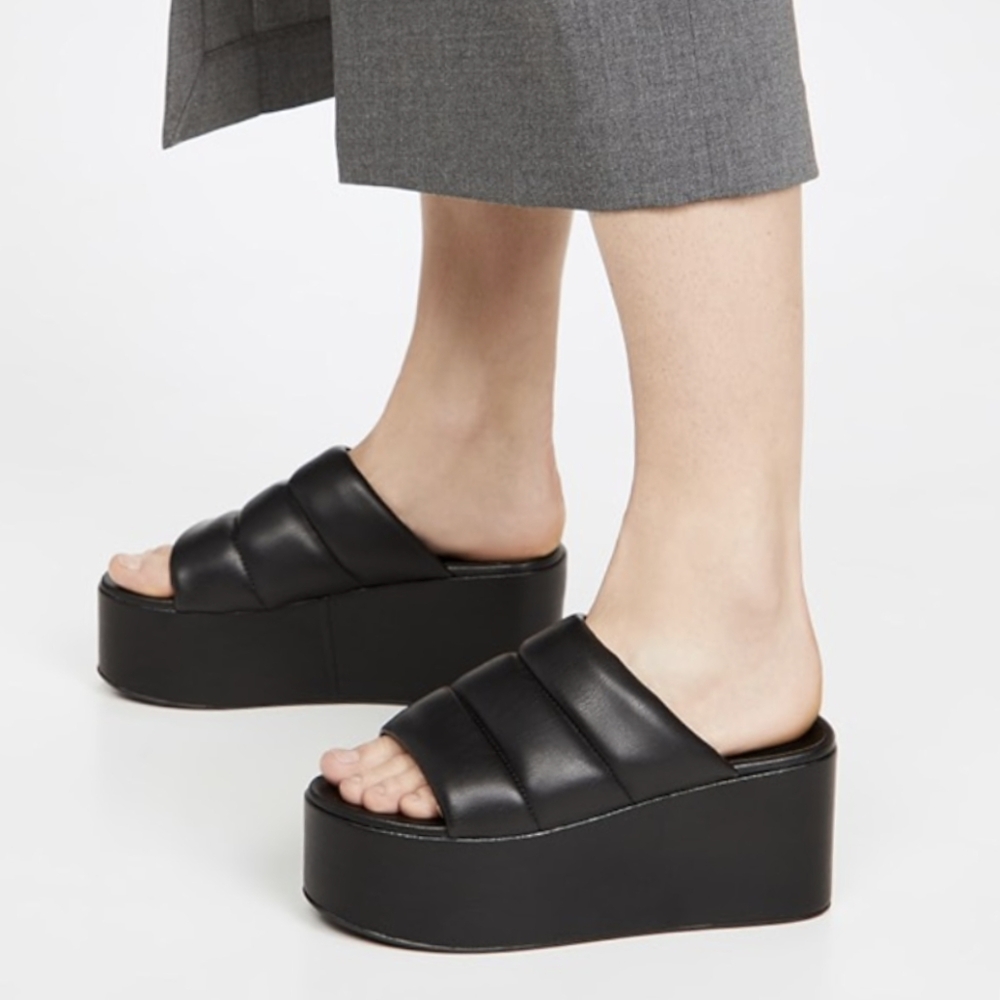 Simon Miller Coaster Vegan Leather Platform Slides